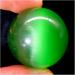Ornament Natural Green Cat Eye Crystal Sphere Stone Ball 30-40mm 1pc Stone Collection - Buy Online on SooperMarket.com
