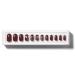 Static Nails Reusable Pop-On Manicure Set  Non-Damaging Glue-On Nails (Vamp Round) - False Nails with Static Nail Glue  Nail Set  Fake Acrylic Press On Nails