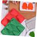 CIYODO Christmas Baking Molds Silicone Molds Gum Paste Molds Tool Trays DIY Handicraft Mold Crafts Fudge - Buy Online on SooperMarket.com