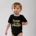 Baby Boys Girls Snuggle This Muggle Bodysuit Set 6-9 Months | Black Short Sleeve Outfit with Striped Pants & Hat - Buy Online on SooperMarket.com