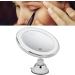 LED Lighted 10x Magnification Suction Cup Makeup Mirror - Portable and Travel-Friendly - Buy Online on SooperMarket.com