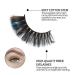Colored False Eyelashes - 3D Fluffy Faux Mink Strip Lashes for Daily Wear & Halloween Cosplay - 2 Pairs - Buy Online on SooperMarket.com