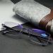 Sapphire Dual Focus Anti Blue Light Reading Glasses - High Hardness 1.5 Diopters for Men & Women in Purple Blue - Buy Online on SooperMarket.com