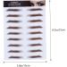 PLAFOPE 4pcs Eyebrow Stickers Eyebrow Transfer Sticker Black Stickers Eyebrow Stencils 4d Shaper Transport 21x15cm Brown - Buy Online on SooperMarket.com