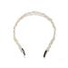 3 Pack White Faux Pearl Headbands for Women - Bridal Hair Accessories - Buy Online on SooperMarket.com