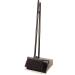 Duo-Pan Plastic Lobby Pan and Duo-Sweep Broom Combo | 36 Overall Length x 11-51/64 Width | Black - Buy Online on SooperMarket.com