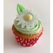 12 Gorgeous Mixed Colour Edible Wafer Daisies & 12 Pretty Leaves - Buy Online on SooperMarket.com