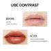 Plumping Lip Balm: Hydrating Tinted Lip Polish for Dry, Cracked Lips - Deep Nourishing Moisturizing Lip Gloss (Brown Vermeil) - Buy Online on SooperMarket.com