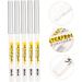 Baluue 25 Pcs White Lying Silkworm Pen Eye Shadow Cosmetics Supplies Eye Shadow Makeup Cosmetics Abs - Buy Online on SooperMarket.com