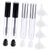 PLAFOPE 12pcs Empty Mascara Tube with Eyelash Wand Mascara Wand Tube Empty Mascara Tube and Wand Funnel