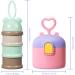 2pcs Liwein Milk Powder Dispenser Pot for Travel Feeding - Brown+Pink - Buy Online on SooperMarket.com