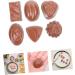 HOMSFOU 24 Pcs Simulation Chocolate Decorative Chocolate Decor Fake Candy Cake Decorating Fake Cookies Kids Bulk for Desserts Desktop Fake Chocolate Artificial Children's Products Pvc 3d Coffeex4pcs 3.9X2.8X1.8CMx4pcs - Buy Online on SooperMarket.com