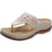 Willisos Women's Arch Support Orthopedic Sandals - Beige, Size 8, Clip Toe Flip Flops - Buy Online on SooperMarket.com
