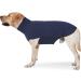 Heywean Dog Sweatshirt - Stretch Fleece Vest for Small & Medium Dogs | Winter Indoor & Outdoor Pet Clothing - Dark Blue - Buy Online on SooperMarket.com