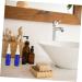 FOMIYES 6pcs Round Shoulder Nasal Spray Bottles - Travel Cosmetic Containers - Refillable Glass Cleaner Spray - Blue Sub Bottle - Buy Online on SooperMarket.com
