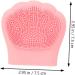 minkissy 12 Pcs Rabbit Ears Facial Brush Facial Cleanser Brush Hand Held Massager Face Massager Brush Crystal Perfume Bottle Wash Face Home Facial Brush Body Face Brush Cat Paw Washbasin Light Pinkx3pcs 7.5x7.5cmx3pcs - Buy Online on SooperMarket.com