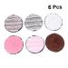 NOLITOY 6pcs Fluffy Makeup Remover Pads | Plush Round Cleaning Puffs for Eye & Face Makeup | Soft Powder Sponge Towels - Buy Online on SooperMarket.com