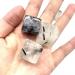 5pc 18mm-25mm Black Tourmaline in Quartz Tumbled Stone Gemstone Polishing Cube ERTEYIN - Buy Online on SooperMarket.com