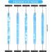 5Pcs Nail Dotting Pen Dotting Tools Set Double Ended Nail Art Dotting Tool Nail Design Dotting Tool for Gel Polish Decoration Blue - Buy Online on SooperMarket.com