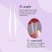 500PCS Saviland Long Coffin Soft Gel Nails Tips Kit - Full Cover False Clear Fake Nail Extension for Manicure Salon & Home DIY - Buy Online on SooperMarket.com