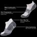 FOOTPLUS Copper Compression Arch Support Socks 6 Pairs - White & Black - L/XL - Buy Online on SooperMarket.com