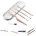 Healeved Ear Wax Removal Kit - 5 Pcs Earwax Remover Set in Rose Gold 14x1cm - Buy Online on SooperMarket.com