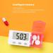 Portable Electronic Vitamin Planner 7 Color Weekly Medicine Dispenser with Detachable Cups for Elderly and Travelers - Buy Online on SooperMarket.com