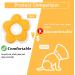 XINRUI 2 Pack Soft Cat Cone Collar Adjustable Soft Cone for Cats Recovery After Surgery Cute Protective Cat Recovery Collar for Kitten Puppies (Purple & Yellow) - Buy Online on SooperMarket.com