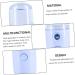 CANIGHT 1pc Blue Women Humidifier Plastic Handy Mist Sprayer Essential Oils Diffuser 14.5X4CM - Buy Online on SooperMarket.com