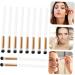FOYTOKI 10pcs Precision Eyeshadow Brush Eye Shadow Makeup Brush Eye Makeup Kit Wooden Handle - Buy Online on SooperMarket.com