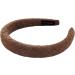 axy Headband with Fabric Padded Beautifully Elegant Headband Women's Headband Hair Accessories HRK12 (Brown) - Buy Online on SooperMarket.com