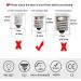 5Pack LED Makeup Mirror Bulb Replacement 20W RP34B Light Bulb - Warm White 3000k - Buy Online on SooperMarket.com