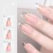 Lofuanna Dip Powder Nail Kit Starter - Clear Nail Dipping Set for DIY French Nail Art - Easy to Apply at Home or Salon - No UV/LED Needed - Includes Base, Top Coat, Activator, and Brush Saver - #010 - Buy Online on SooperMarket.com