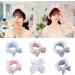 JSGHGDF Headband Plush Bows Solid Color Headband Ruffle Lace Soft Makeup Hairband -slip Elastic Headbands for Girls Women Orange - Buy Online on SooperMarket.com