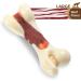 Tikaton Indestructible Dog Chew Toys - Real Beef Flavor for Large, Medium & Small Puppies | Durable Teething Bones for Aggressive Chewers - Buy Online on SooperMarket.com