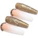 Brishow Christmas Glitter Snow False Nails - 24pcs Ballerina Acrylic Short Fake Nails for Women and Girls - Buy Online on SooperMarket.com