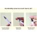 Nail Art Drill - Manicure Dotting Pencil for Artistic Nails Manicure Art Pencil for Nails Lightweight Portable Nail Tool for Home Travel White - Buy Online on SooperMarket.com