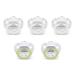 NUK Orthodontic Pacifiers  6-18 Months  5 Pack  Timeless Collection  Amazon Exclusive 5 Count (Pack of 1) Timeless