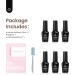 Beetles Gel Nail Polish Kit - 6 Colors Holographic Cat Eyes Red Navy Blue Purple Glitter Black Set with Magnet, LED Lamp - DIY Manicure Kits for Women - Buy Online on SooperMarket.com