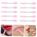 Shop Mikinona 10pcs Lip Mask Spoon & Makeup Brush Set | Lipstick Applicator Creamy Eyeshadow & More - Miss Cosmetic Pink - Buy Online on SooperMarket.com