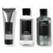 BATH AND BODY WORKS GIFT SET STEEL FOR MEN - Body Lotion - Body Wash & Body Cream - FULL SIZE