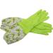 TRIXES Long Green Rubber Pond and Drain Gloves - Heavy Duty Waterproof for Household & Garden Chores - Buy Online on SooperMarket.com