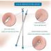4PCS Blackhead Remover Tool Set for Acne, Comedone, Pimples, Spot, and Zit Extraction - Buy Online on SooperMarket.com