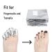 400Pcs Nail Polish Remover Gel Foil Wraps Kit with Cotton Pads - Soak Off Foils for Easy & Quick Gel Nail Polish Removal - Buy Online on SooperMarket.com