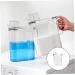 BCOATH 3pcs Laundry Storage Box Large Capacity Sub Buckets Jug Stand Lotion Transparent Plastic - Buy Online on SooperMarket.com