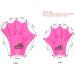 EXCEREY Silicone Webbed Swimming Gloves - Red M - Adult & Kids Water Training Gloves - Buy Online on SooperMarket.com