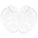 Gel Metatarsal Pads for Thong Sandals Flip-Flops 2 Pairs Forefoot Cushion Inserts Ball of Foot Grip Pads for Metatarsal Support and Pain Relief Anti-Slip Clear