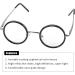 Retro Round Resin Reading Glasses for Presbyopia - Lightweight Magnifying 1.0/1.5/2.5/3.0/3.5 Strength | Fatigue Relief - Buy Online on SooperMarket.com