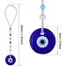 Evil Eye Car Hanging Ornament - Cobee Blue Eye Charms for Protection & Blessing | Beaded Decor Pendant for Rear View Mirror - Buy Online on SooperMarket.com