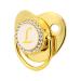 Golden Baby Bite Rings | 26 Letter Pacifier & Fruit Feed Dispenser | Safe Medical Materials - Buy Online on SooperMarket.com